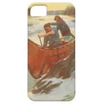 Vintage Antique River Rapids Canada Oliver Kemp iPhone 5 Case