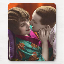Vintage Antique Romantic Couples Cards and Gifts Mousepads