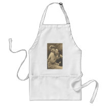 Vintage Antique Romantic Couples Cards, Gifts Apron