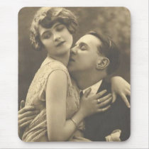 Vintage Antique Romantic Couples Cards, Gifts Mouse Pad