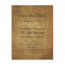 Vintage Antique Teastain Swirl Wedding Postcards