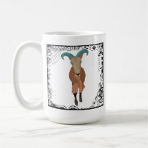 Vintage Aoudad Art Mug