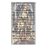 Vintage Archangel, Saint Michael by Burne Jones Business Card Template