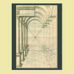 Vintage Architecture, Columns Arches Perspecitve postcards