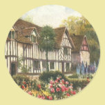 Vintage Architecture English Cottage Formal Garden stickers