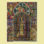 Vintage Architecture, Stained Glass Church Window postcards