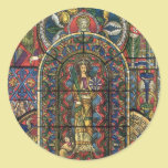 Vintage Architecture, Stained Glass Church Window stickers