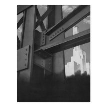 Vintage Architecture Steel Construction Skyscraper Postcard