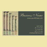 Vintage Architecture, the 5 Architectural Orders business cards