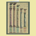 Vintage Architecture, the 5 Architectural Orders cards