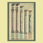 Vintage Architecture, the 5 Architectural Orders invitations