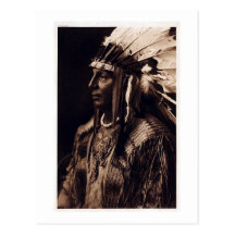 Vintage Arikara Chief Post Cards