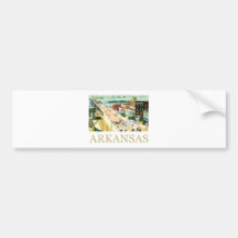 Vintage Arkansas Bumper Stickers