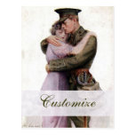 Vintage Army Military Return Home Post Card