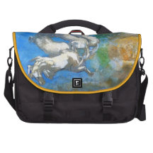 Vintage Art: Chariot of Apollo by Redon Commuter Bag