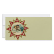 Vintage Art - Christmas Angels Customized Photo Card