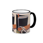 Vintage Art Deco Business Textiles Mugs