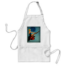 Vintage Art Deco Era Gil Elvgren Pin Up Girl Aprons
