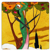 Vintage Art Deco Fashion Wallclocks