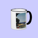 Vintage art deco Marseille railroad ad mugs