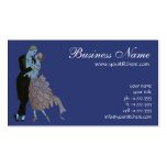 Vintage Art Deco, Newlyweds Love Wedding Dance Business Cards
