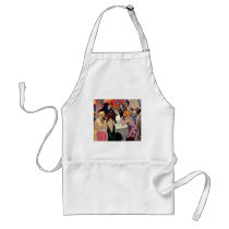 Vintage Art Deco Nightclub Cocktail Party Aprons