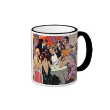Vintage Art Deco Nightclub Cocktail Party Mug