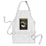 Vintage Art Deco Topper Vegetable Label Art Aprons