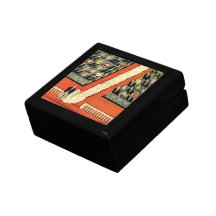 Vintage Art Deco Wedding, Bride Groom Newlyweds Gift Boxes
