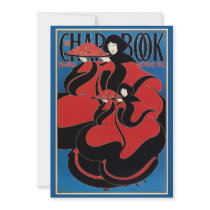 Vintage Art Nouveau Chap Book Thanksgiving Personalized Invitation
