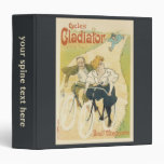 Vintage Art Nouveau Couple Bicycle Gladiator Cycle Binders