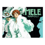 Vintage Art Nouveau; Fancy Women with Fur and Hats Postcards