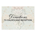 vintage art nouveau flower bunches business card templates