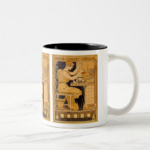 Vintage Art Nouveau Love Conquers All Scientist Mug