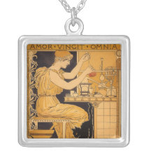 Vintage Art Nouveau Love Conquers All Scientist Jewelry