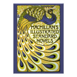 Vintage Art Nouveau, Macmillan's Peacock Feather Personalized Invite