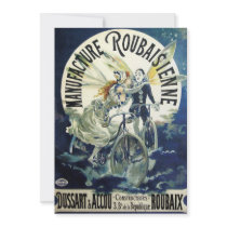 Vintage Art Nouveau; Manufacture Roubaisienne Invites
