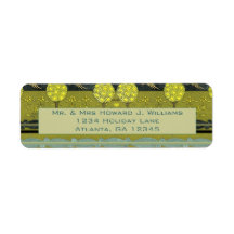 Vintage Art Nouveau Orchard Return Address Return Address Labels