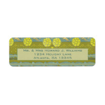 Vintage Art Nouveau Orchard Return Address Return Address Labels