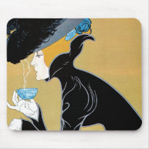 Vintage Art Nouveau Poster; Marco Polo Tea Usepads