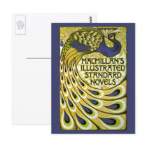 Vintage Art Nouveau Poster, Peacock Post Cards