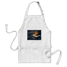 Vintage Art Nouveau Redhead Woman Gladiator Cycles Aprons