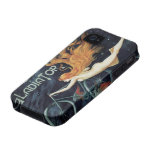Vintage Art Nouveau Redhead Woman Gladiator Cycles iPhone 4 Covers