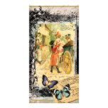 Vintage Art Print 18th Century Couple Carriage photo cards