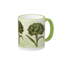 Vintage Artichoke Mug