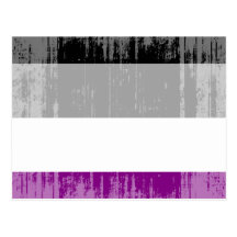 Vintage Asexual Pride Post Cards
