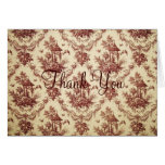 Vintage Asian Toile Greeting Card