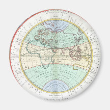 Vintage Astronomical Maps and Constellations Fridge Magnets