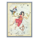 Vintage Astronomy, Andromeda Constellation Stars Personalized Invitation