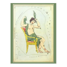 Vintage Astronomy, Cassiopeia Constellation Stars Postcards